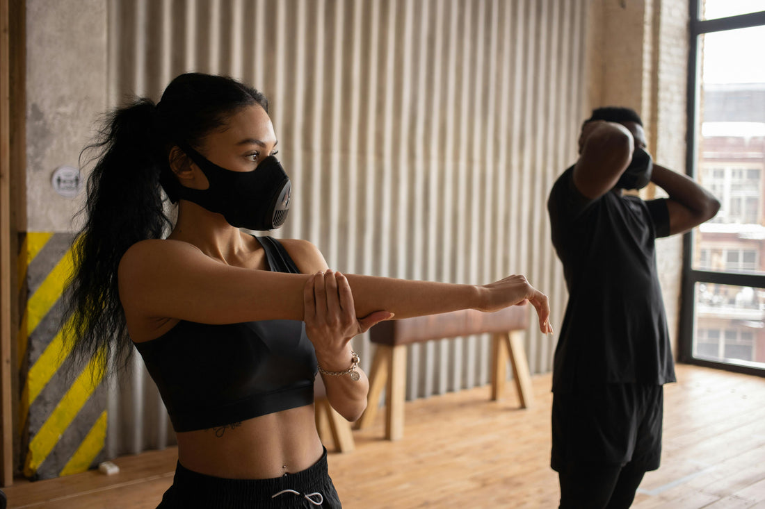 sport salle fitness masque entrainement