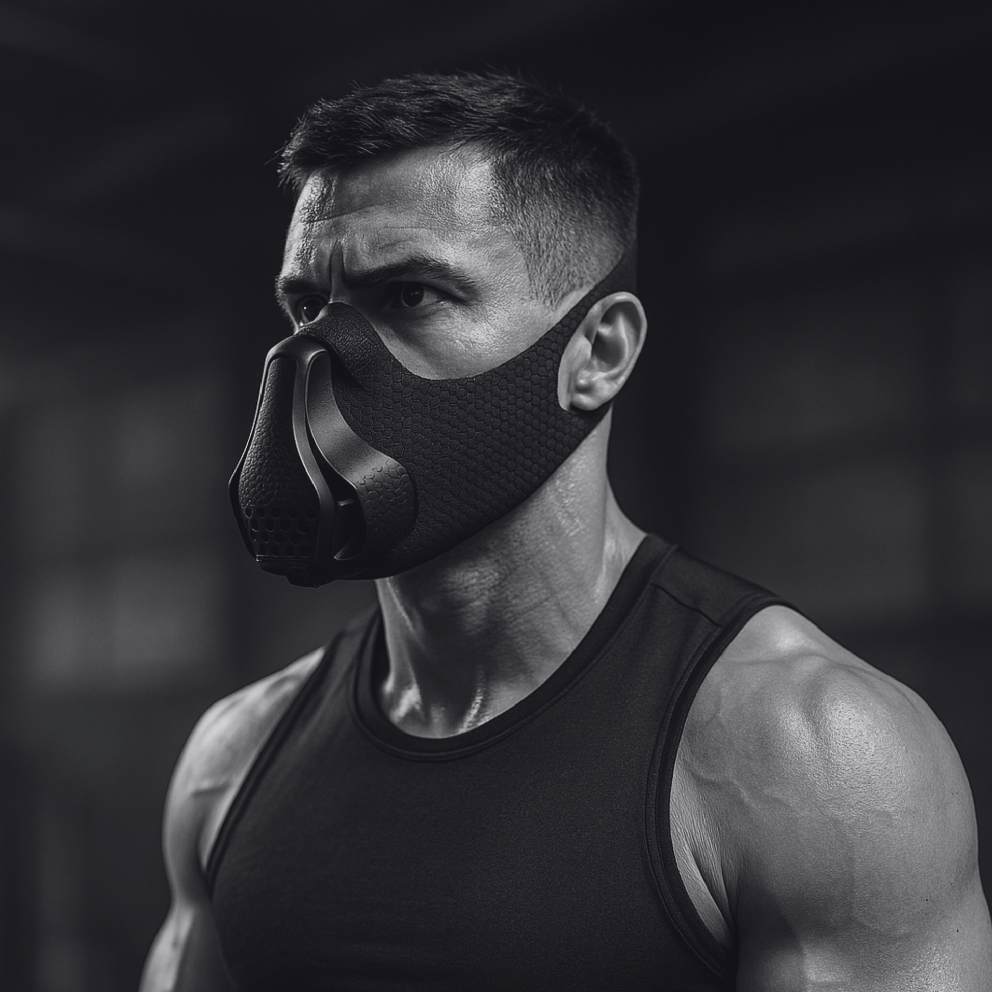 Masque d’entraînement noir