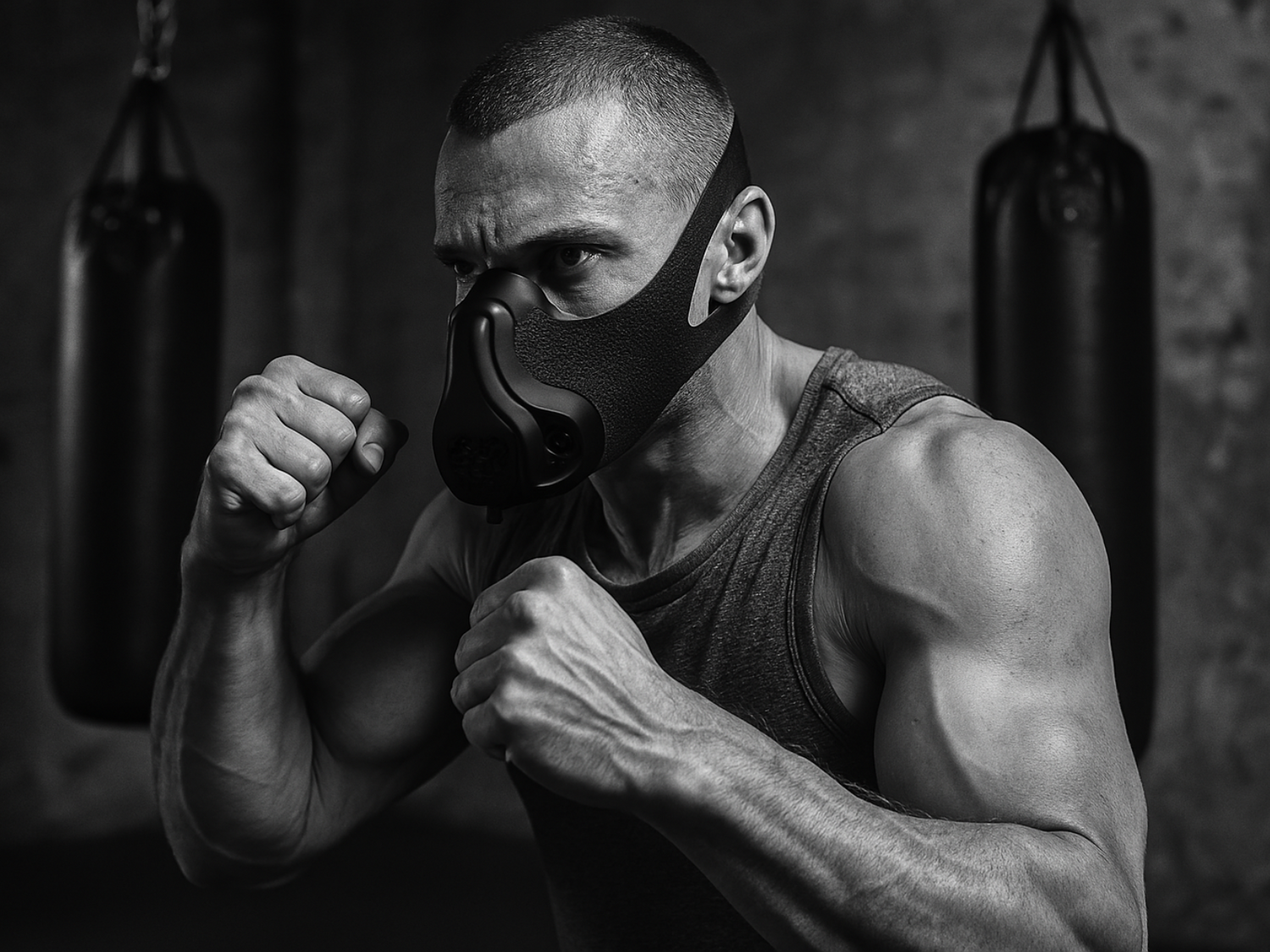 boxe MMA masque sportif